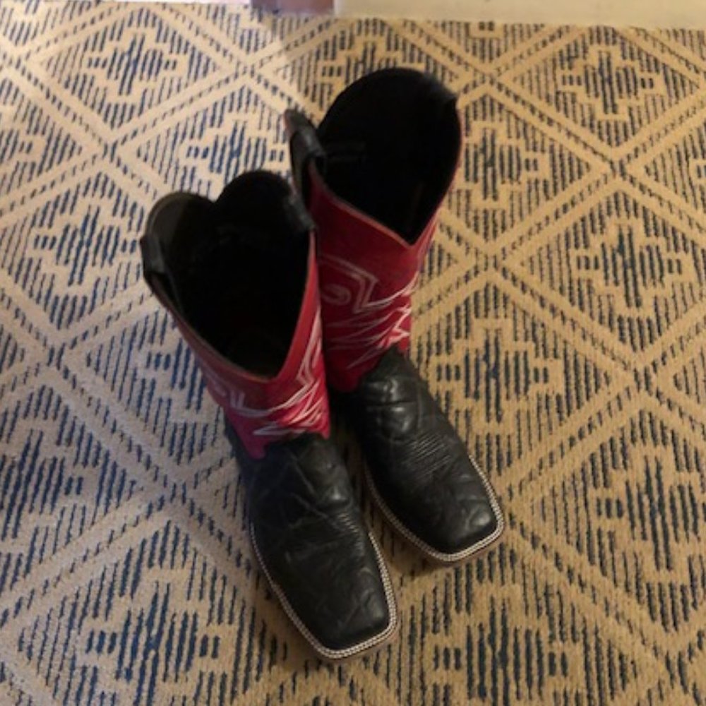Justin Leather Western Boots